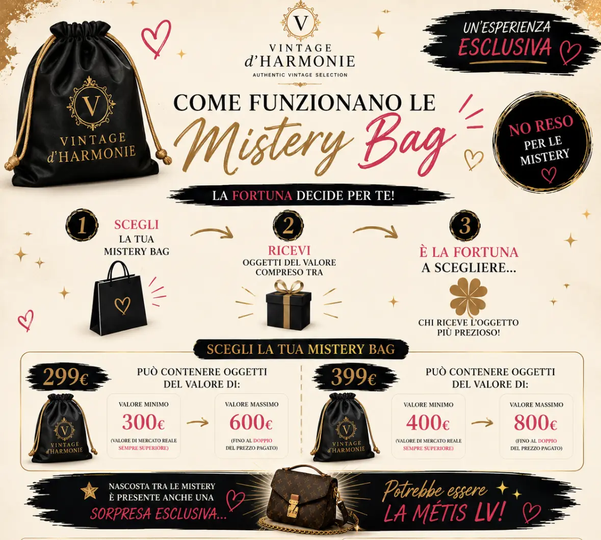 MISTERY BAG DA 299€