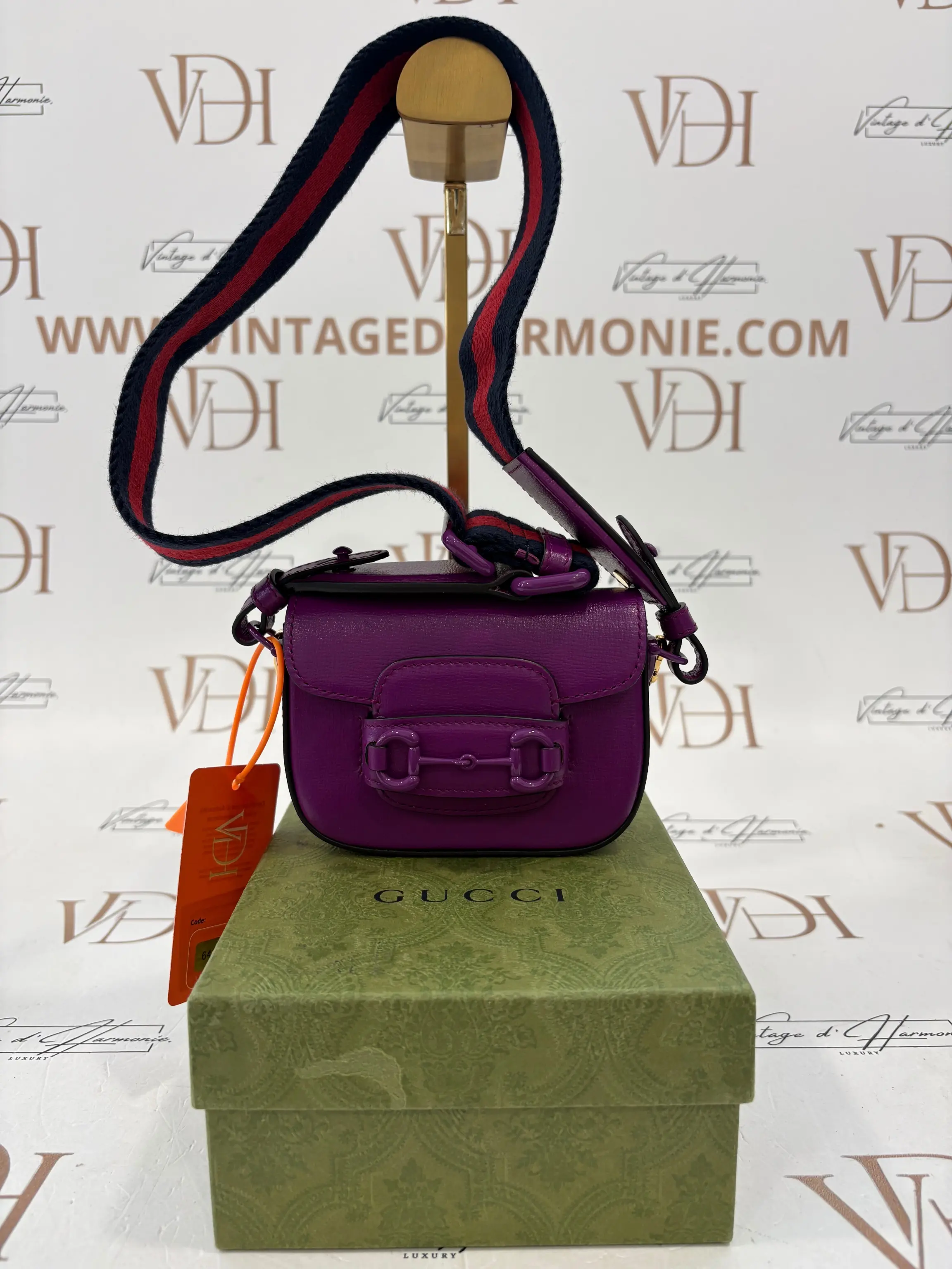 GUCCI horsebit 1955 flap wallet crossbody