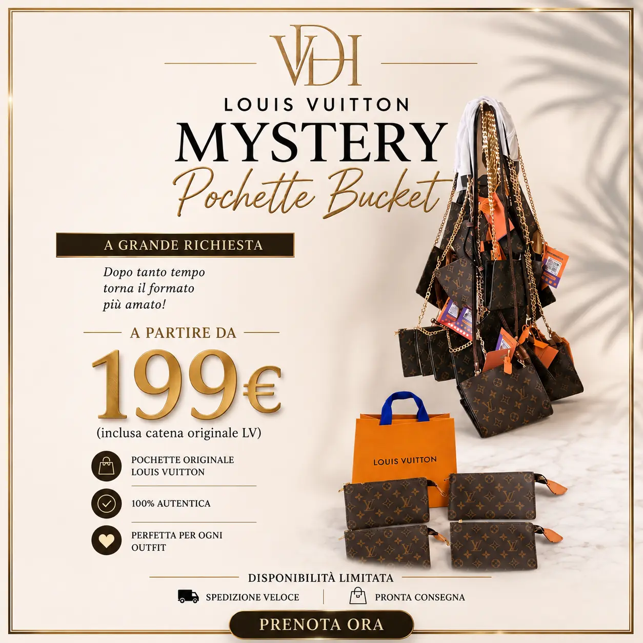 Louis Vuitton Pochette Bucket GM