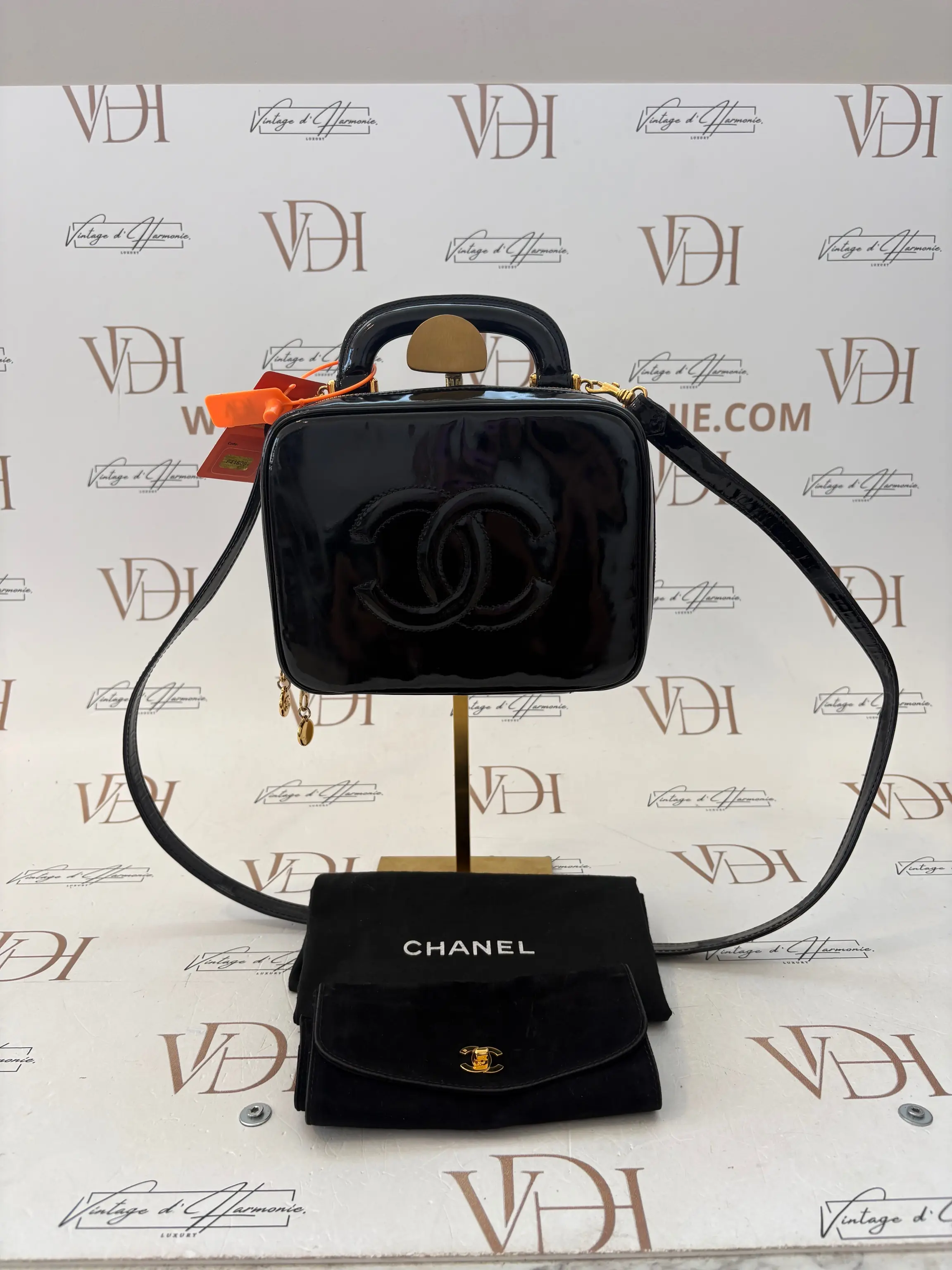 Chanel Patent Leather Timeless Lunch box