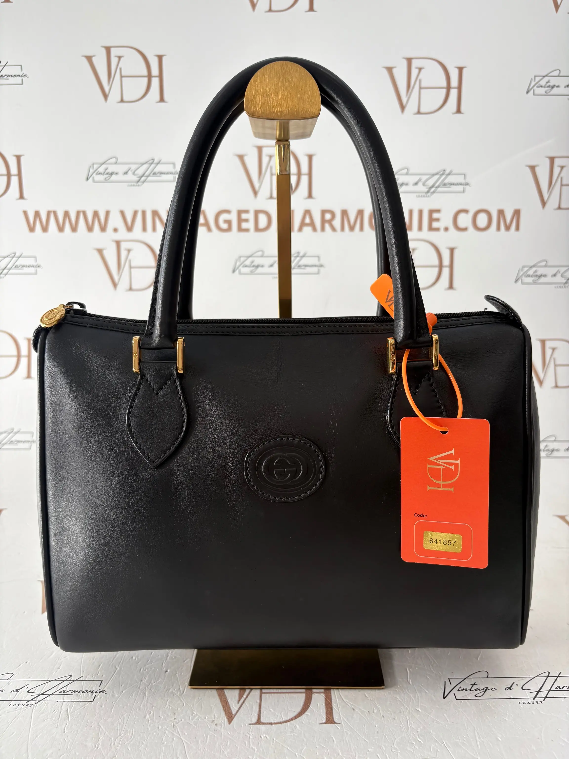 Gucci Black Leather