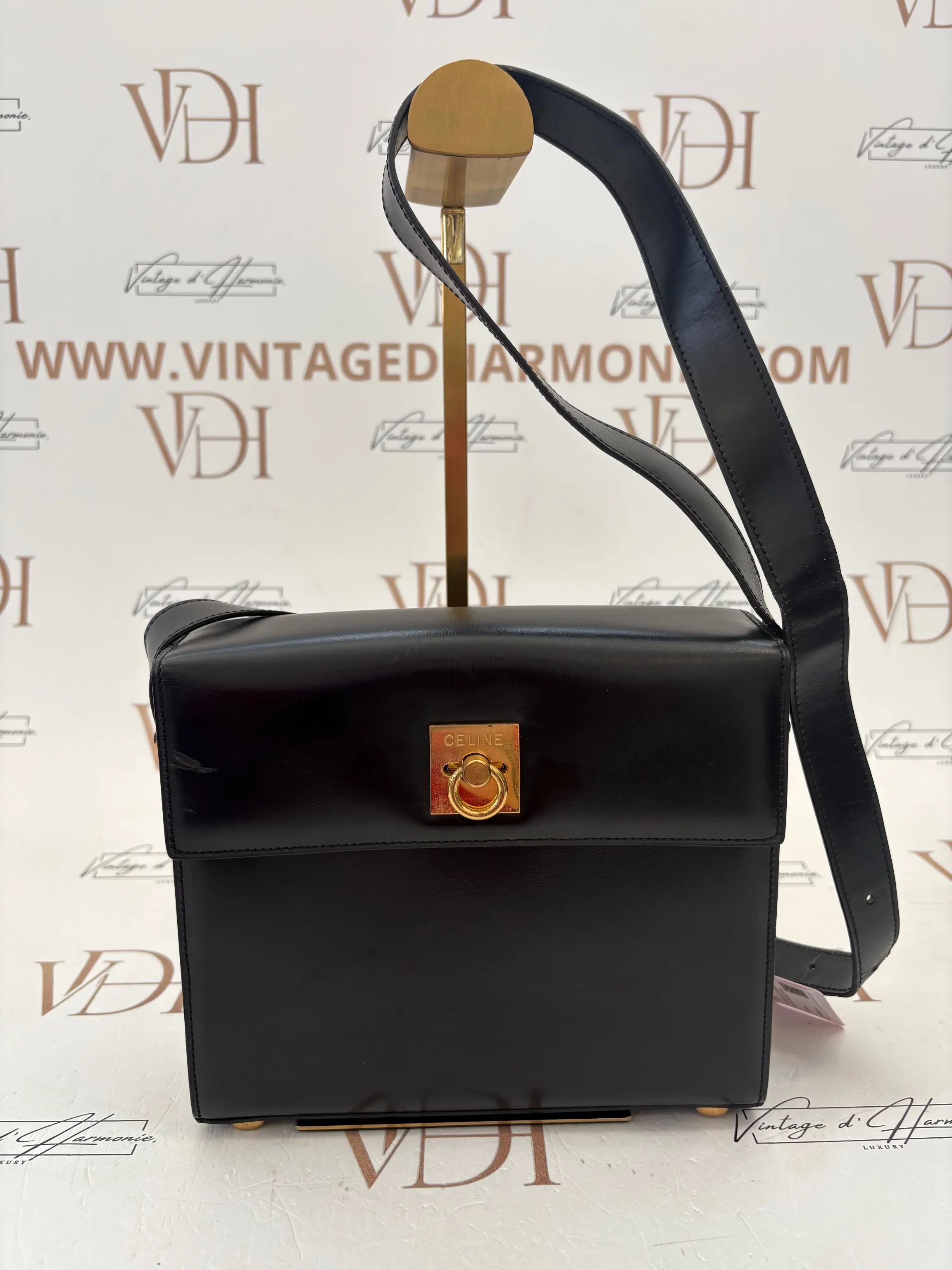 Celine Black Leather